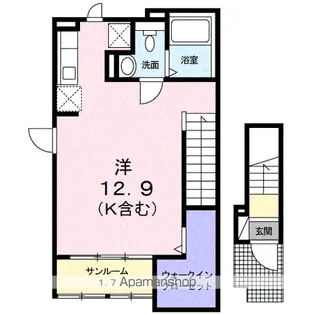 セレーナ・カーサ【2階】の間取り