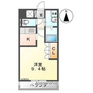 アイランド【101号室】の間取り