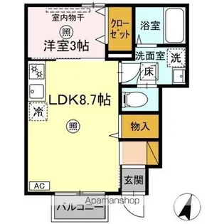 COZY COURTII(コージーコート)【1階】の間取り