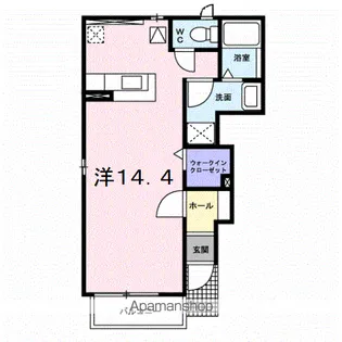 イーグル・フレンド【1階】の間取り