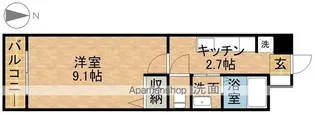 TKマンション中央Ⅰ【4階】の間取り