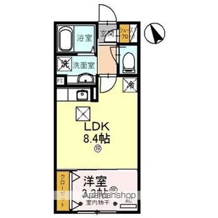 パーシモンⅢ【1階】の間取り