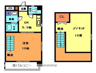 キャッスル千舟・【803号室】の間取り