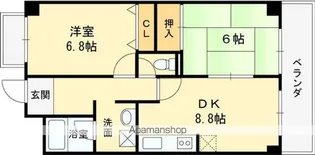 ティーワン鷹殿【3階】の間取り