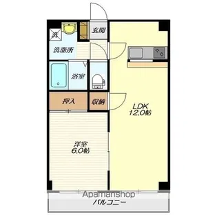 ライフステージ長町【201号室】の間取り