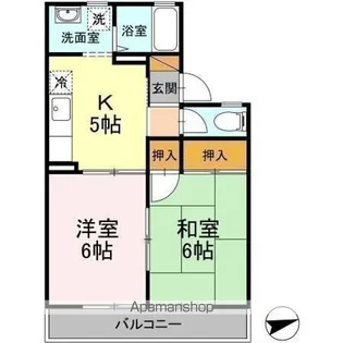 メゾンフェール【2階】の間取り