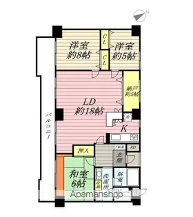 ルネ吉祥寺【11階】の間取り
