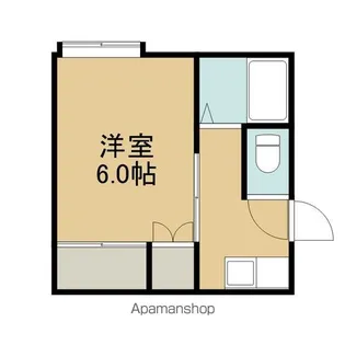 ベリーズ館向【201号室】の間取り