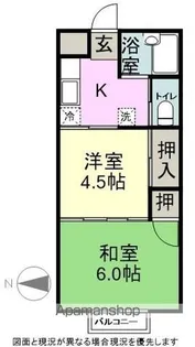 グリーンヒル【205号室】の間取り