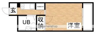 グランコート江坂【5階】の間取り