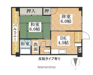 コーポラス西春【203号室】の間取り