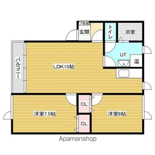 ウインディ【3階】の間取り