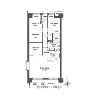 コンフォリア高島平【5階】の間取り