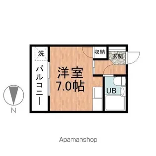シルクタウン【402号室】の間取り
