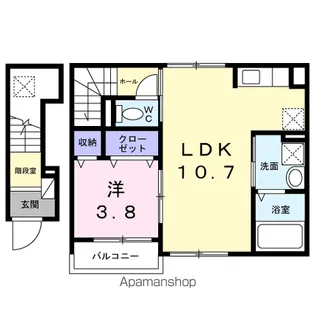 メゾン ノブレス【2階】の間取り