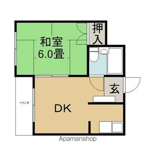 ゴールデンハイツふきあげ【7階】の間取り