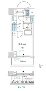 パークアクシス錦糸町スタイルズ【7階】の間取り
