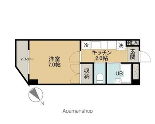 アバンザ鵬図【302号室】の間取り