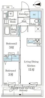 テラス杉並方南町【4階】の間取り