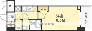 アドバンス大阪ルアナ【1004号室】の間取り