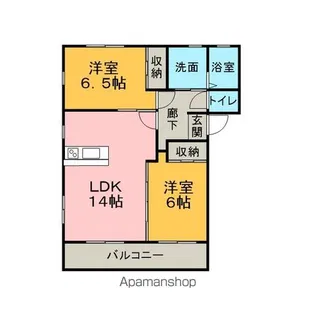 スピーリアA【301号室】の間取り