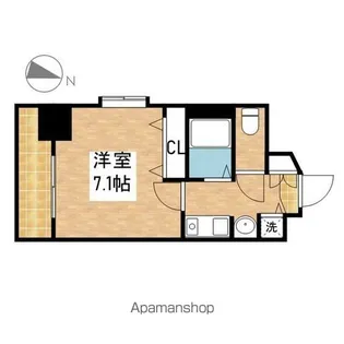 プレサンス名古屋城前【2階】の間取り