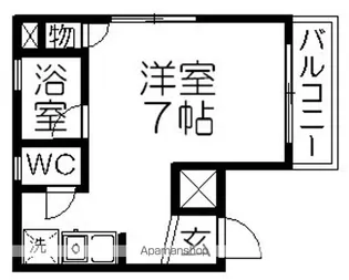 第二田中ビル【4階】の間取り