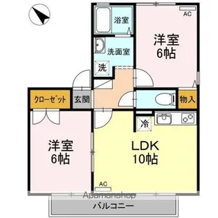 アドミレー樹太 C棟【1階】の間取り