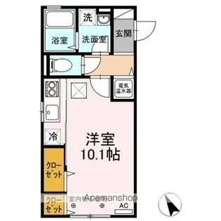 クリスタル・ガーデン【1階】の間取り