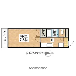 ベルハウス【201号室】の間取り