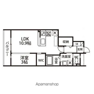 ブエナビスタ【102号室】の間取り