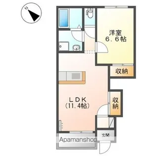 スターテラス22【1階】の間取り