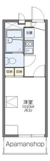 レオパレスWILL【1階】の間取り