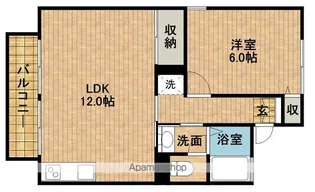 K・Iセジュール【1階】の間取り