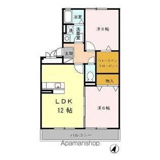 リヴィエール【2階】の間取り