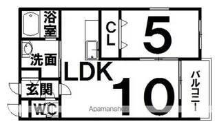 HOKU LE ’A (ホークレア)【403号室】の間取り