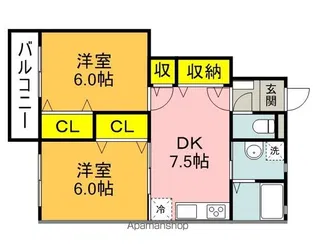 MIKI HOUSEⅠ【103号室】の間取り