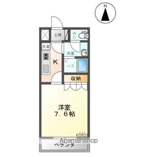 ラ・ジュルネ【103号室】の間取り