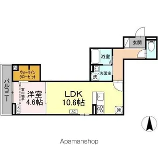 DーROOM 大和町【3階】の間取り