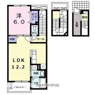 ジュネ アヴニール【3階】の間取り