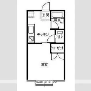 サンパティークつきがおか【1階】の間取り