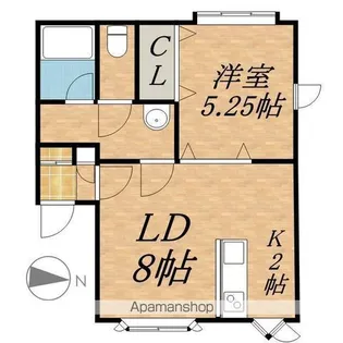 CASTLE.M.KⅢ【1階】の間取り
