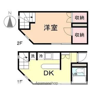 STEPCORT117【102号室】の間取り