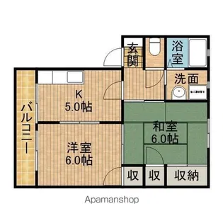メゾンワルツ【2階】の間取り