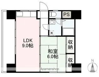 センチュリーハイツ【604号室】の間取り