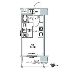 パークキューブ板橋本町【14階】の間取り