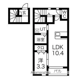 CREATION(クリエーション) 上柴崎【2階】の間取り