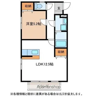 トスカーナ I【1階】の間取り