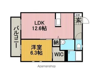 オランジュメゾン【2階】の間取り