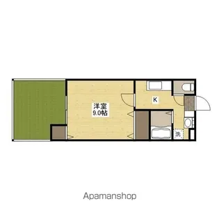 ビビエンタカワハラ【1階】の間取り
